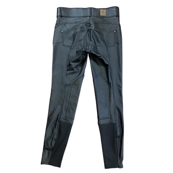 Horze Victoria Faux Leather Breeches Size 28 - Picture 2 of 10
